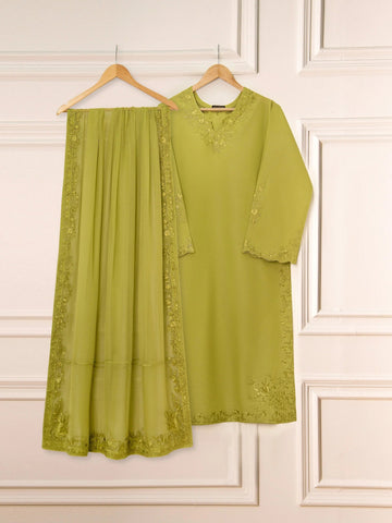 Agha Noor - 3 Piece - Pure Embroidered Lawn Suit S111500